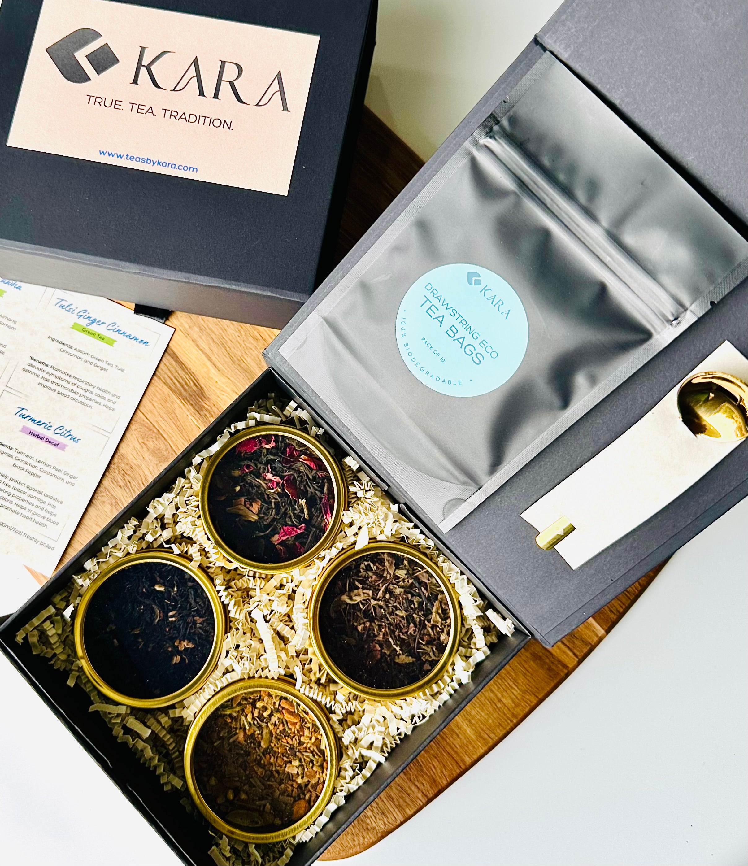 Kara's Tea Treasures - Custom Tea Gift Box